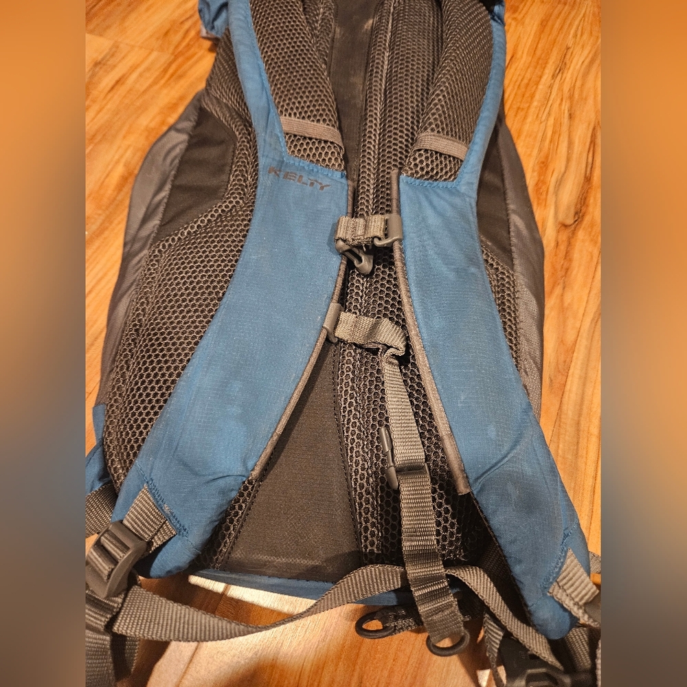 Blue and Gray Hiking Backpack - Picture 5 of 7